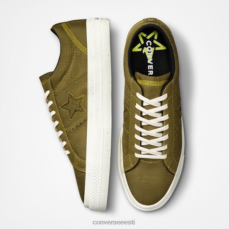 Converse Renew One Star Remix madal ülaosa mehed F0Z8P384 jalatsid tume sammal/valge