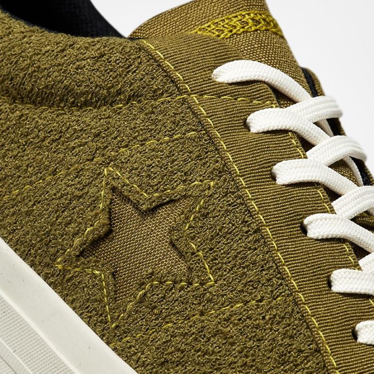 Converse Renew One Star Remix madal ülaosa mehed F0Z8P384 jalatsid tume sammal/valge