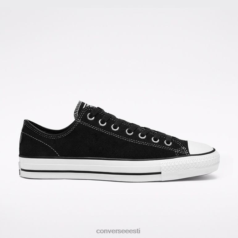Converse ctas pro seemisnahast madal topp mehed F0Z8P386 jalatsid must valge