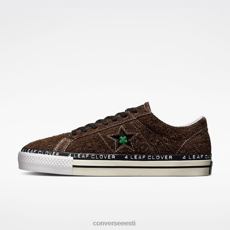 Converse x Patta Four-Leaf Clover üks täht pro madal top mehed F0Z8P378 jalatsid java/põletatud oliiv/valge
