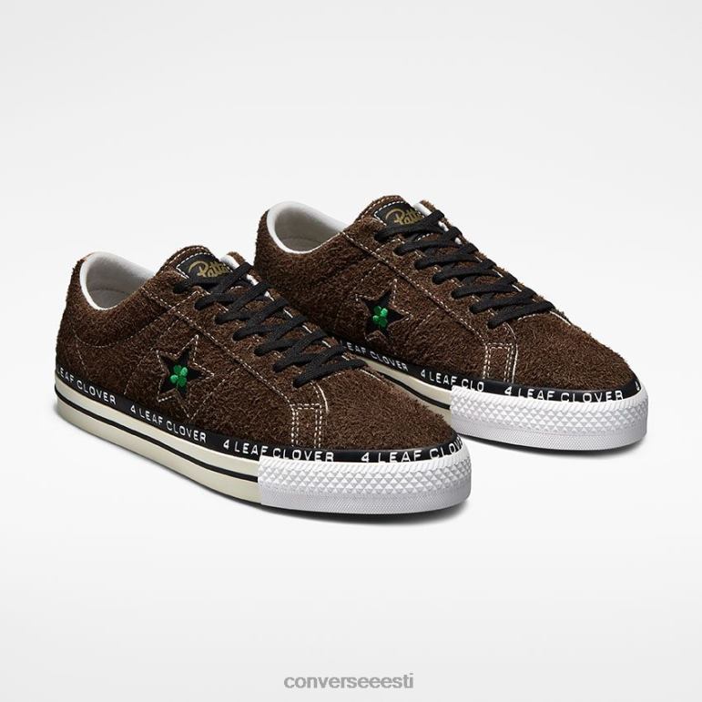 Converse x Patta Four-Leaf Clover üks täht pro madal top mehed F0Z8P378 jalatsid java/põletatud oliiv/valge