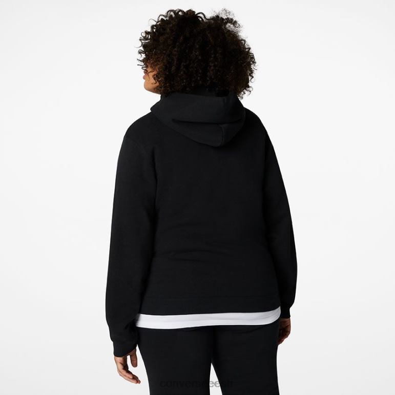 Converse Go-To tikandiga star chevron standardse sobivusega kapuuts naised F0Z8P303 Riietus must