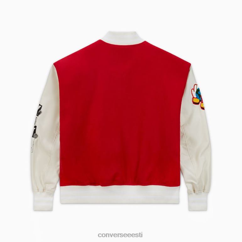 Converse x LFC kootud ülikooli jope naised F0Z8P332 Riietus tomat