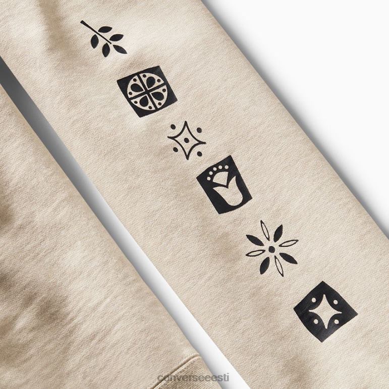 Converse x LFC pilka kaelusega kampsun naised F0Z8P333 Riietus kaerapiima kanarbik