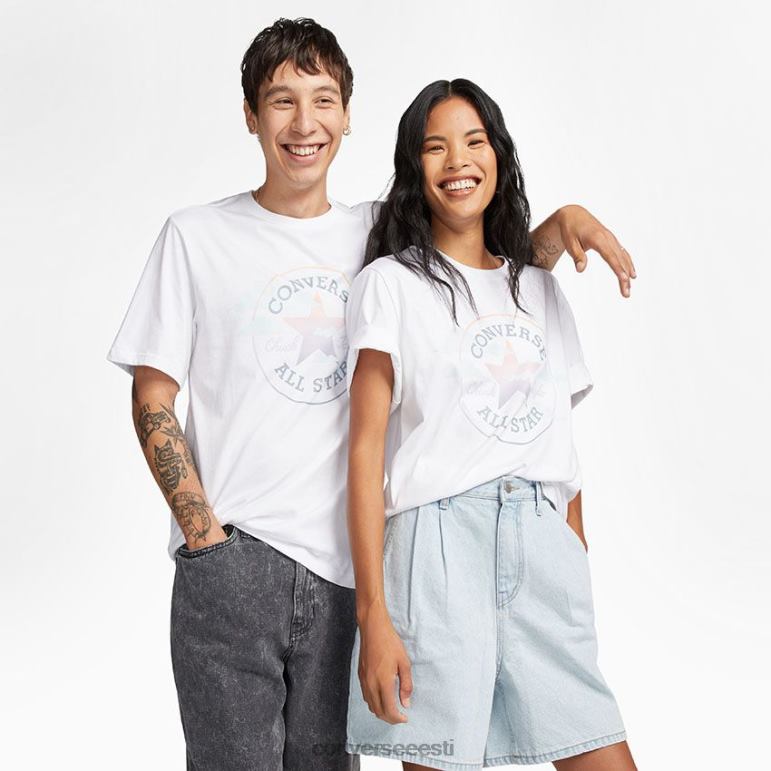 Converse Go-To clouds graafiline standard sobiv t-särk naised F0Z8P288 Riietus valge