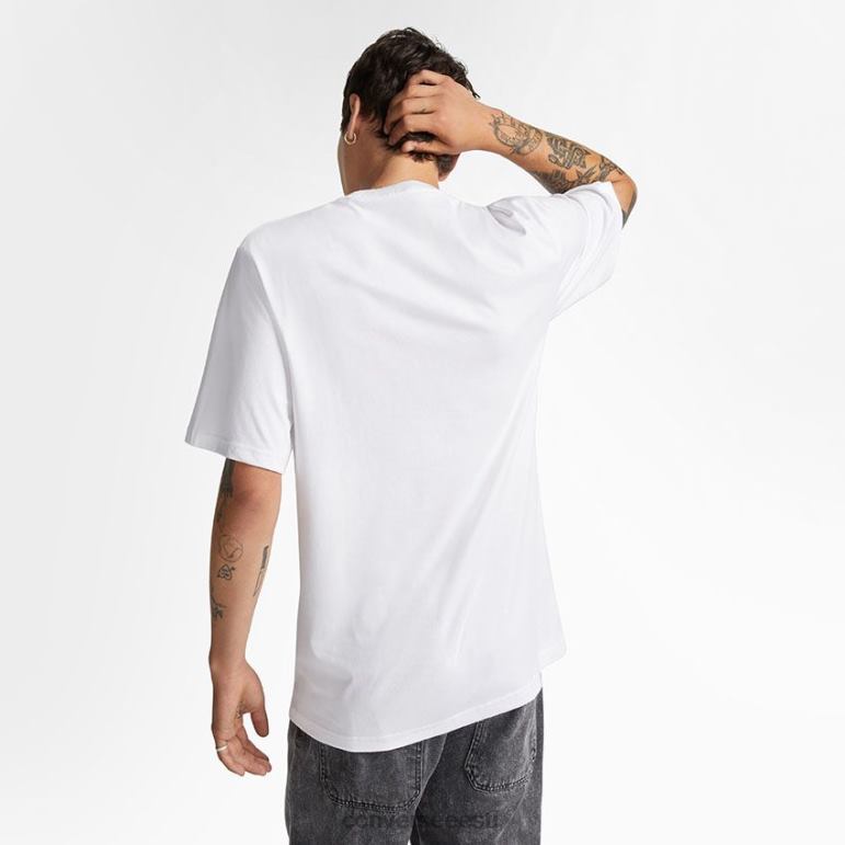 Converse Go-To clouds graafiline standard sobiv t-särk naised F0Z8P288 Riietus valge