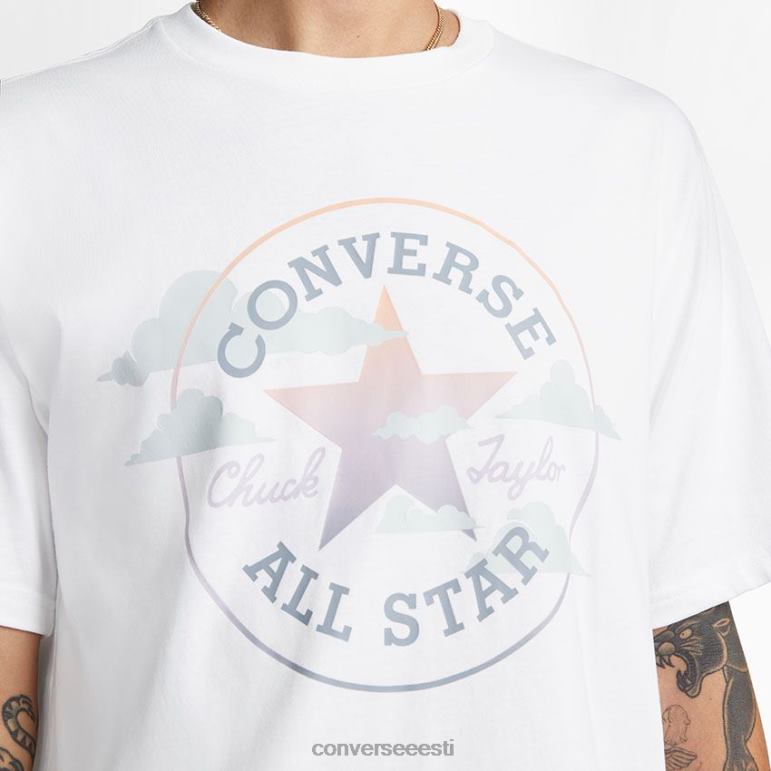 Converse Go-To clouds graafiline standard sobiv t-särk naised F0Z8P288 Riietus valge