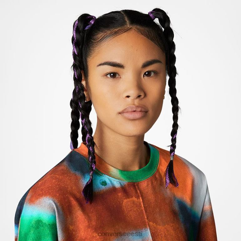 Converse Shapes x Come Tees täht t-särk naised F0Z8P297 Riietus tule tees star aop