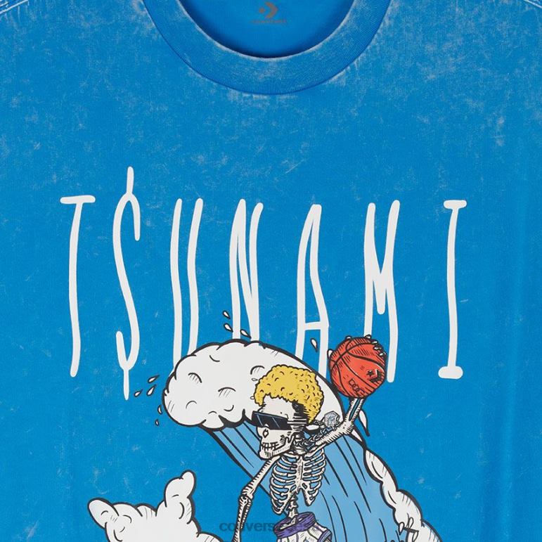 Converse kelly oubre jr. mängija t-särk naised F0Z8P301 Riietus digitaalne sinine