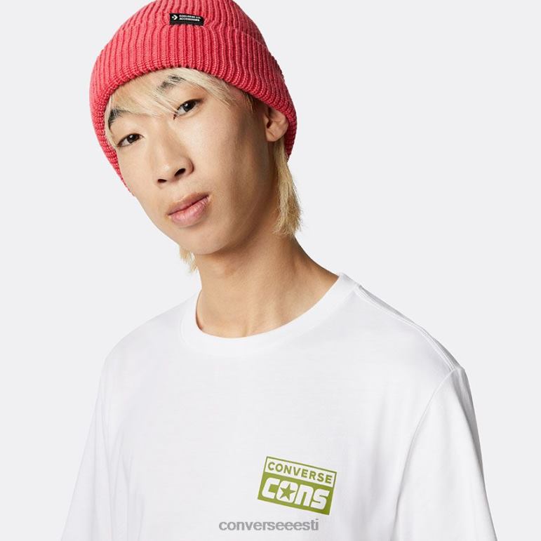 Converse miinused graafiline t-särk naised F0Z8P307 Riietus valge