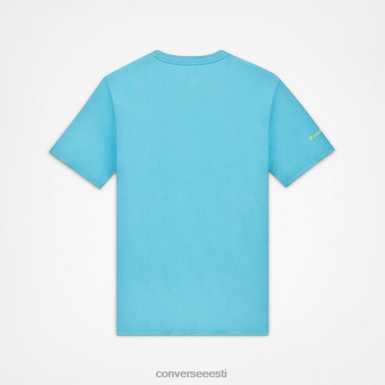 Converse x Keith Haring tulnuka t-särk naised F0Z8P295 Riietus haring sinine