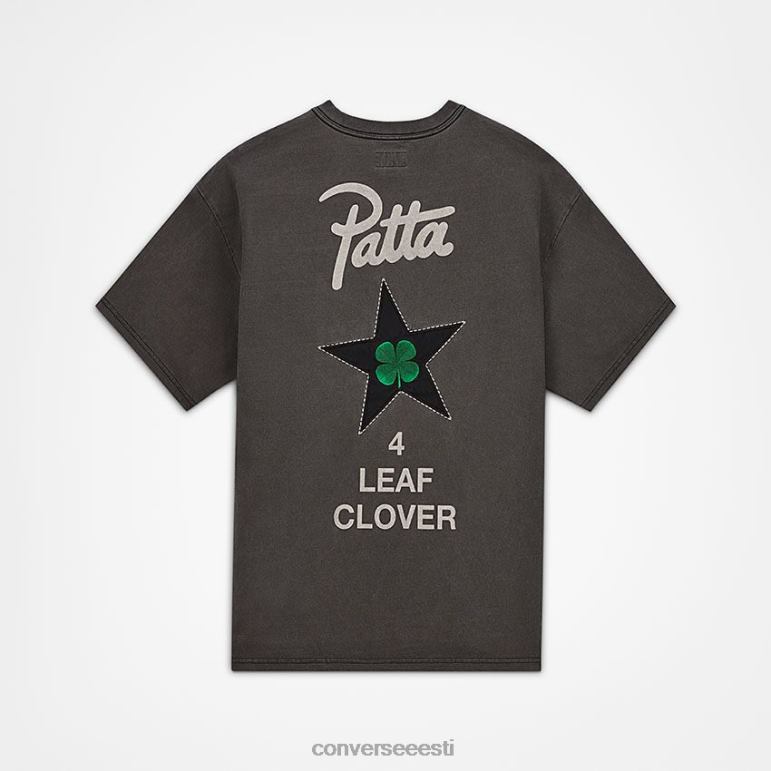 Converse x Patta Four-Leaf Clover lühikeste varrukatega t-särk naised F0Z8P284 Riietus must