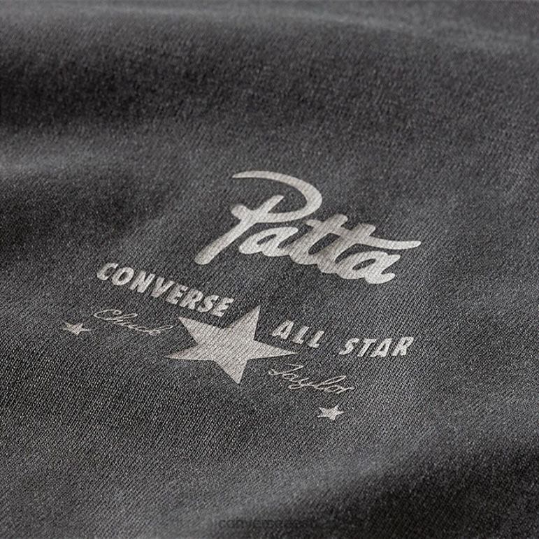 Converse x Patta Four-Leaf Clover lühikeste varrukatega t-särk naised F0Z8P284 Riietus must