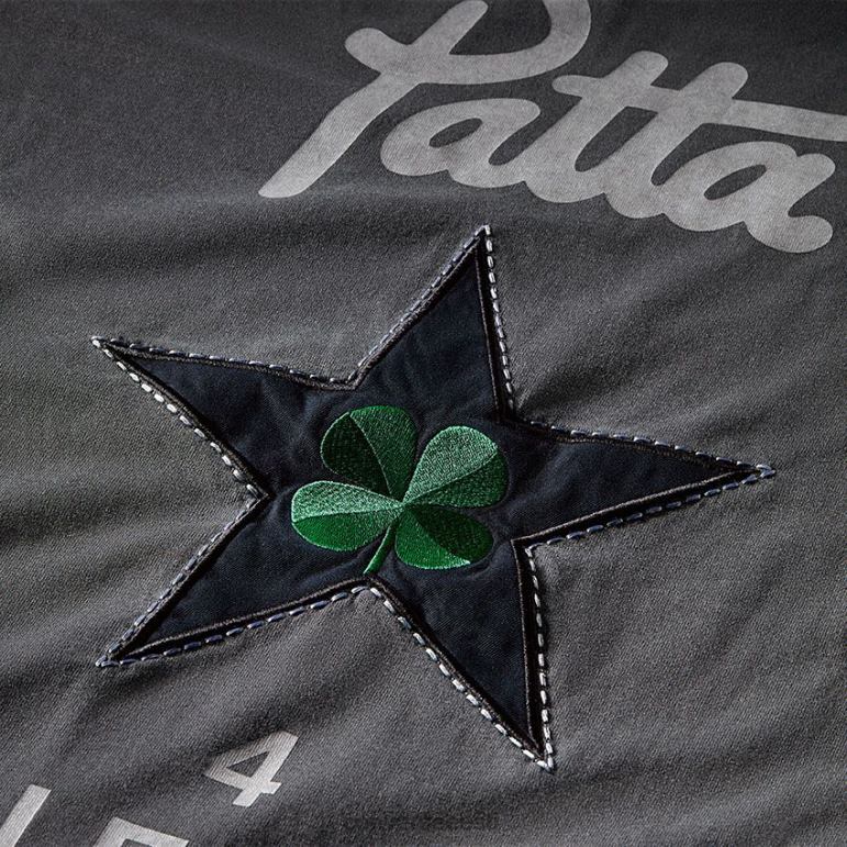 Converse x Patta Four-Leaf Clover lühikeste varrukatega t-särk naised F0Z8P284 Riietus must