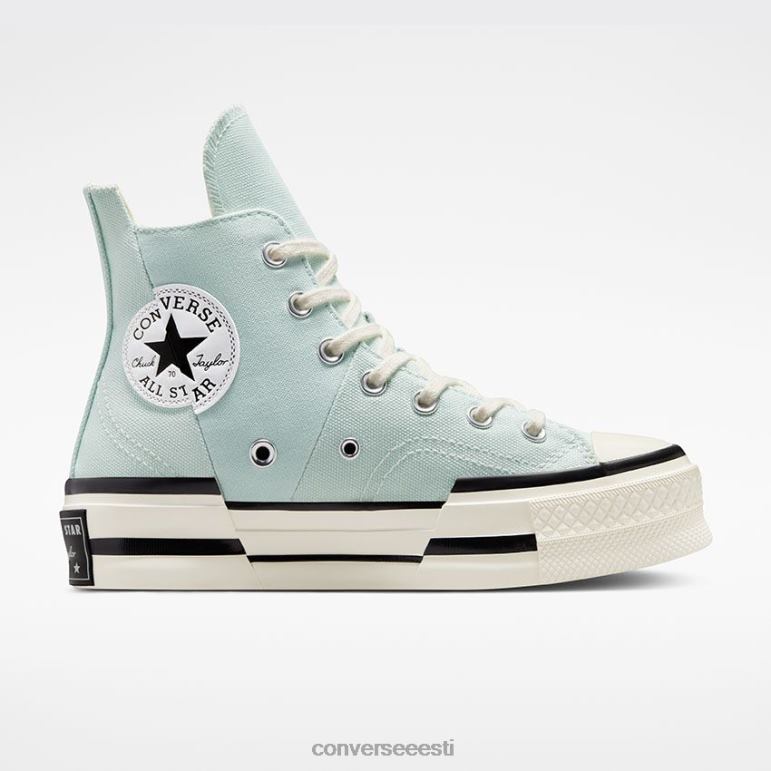 Converse Chuck 70 pluss hooajavärvi kõrge top naised F0Z8P138 jalatsid vesi udu/haigur/valge