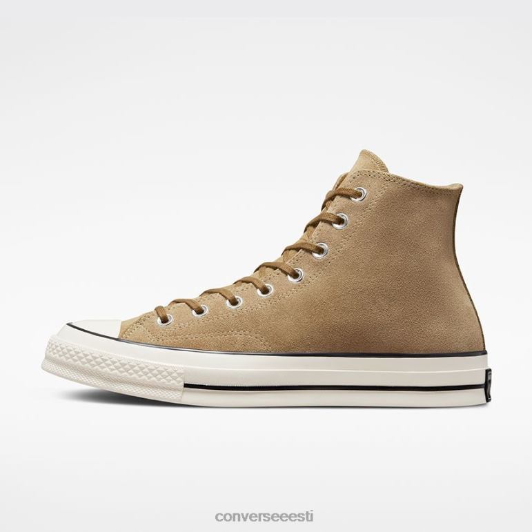 Converse Chuck 70 seemisnahast kõrge topp naised F0Z8P243 jalatsid liivaluite/haigur/must