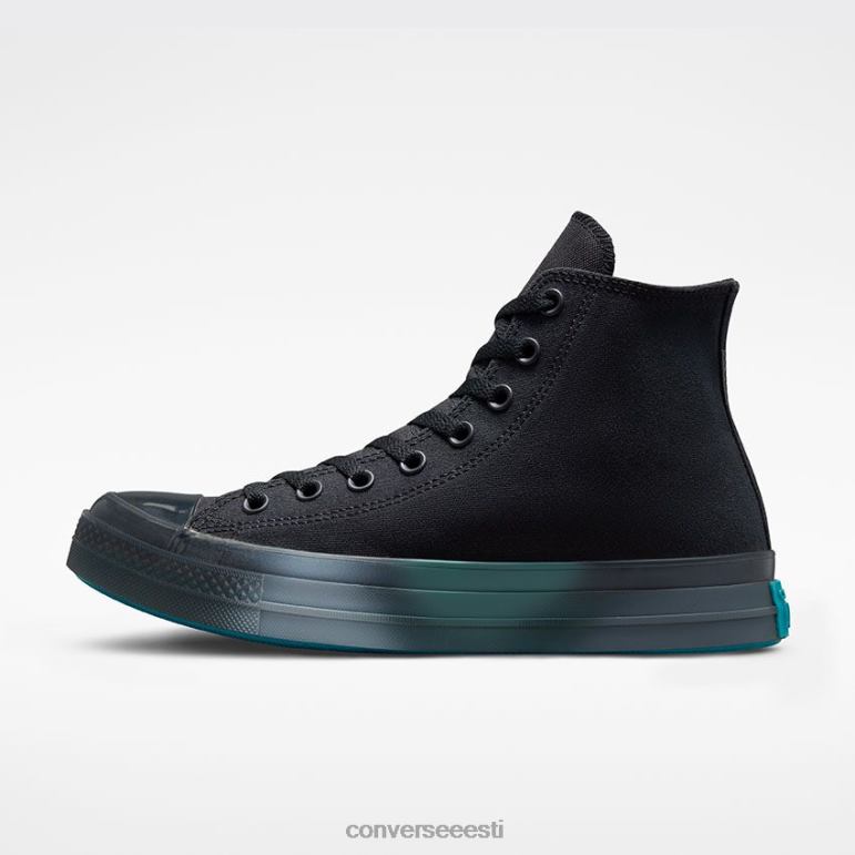 Converse Chuck taylor all star cx pihustusvärv kõrge ülaosaga naised F0Z8P140 jalatsid must/kübersinine/kummitus