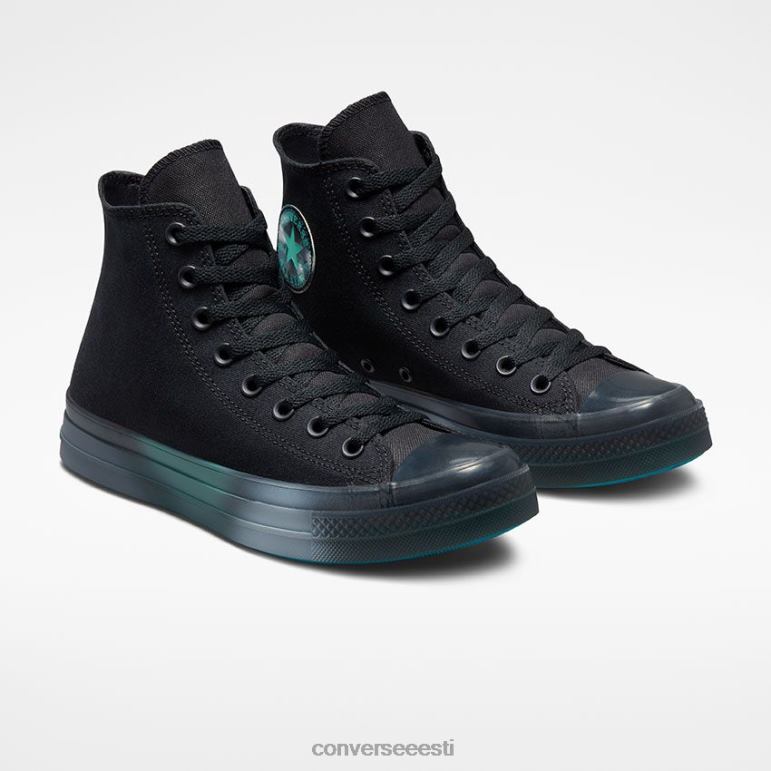 Converse Chuck taylor all star cx pihustusvärv kõrge ülaosaga naised F0Z8P140 jalatsid must/kübersinine/kummitus