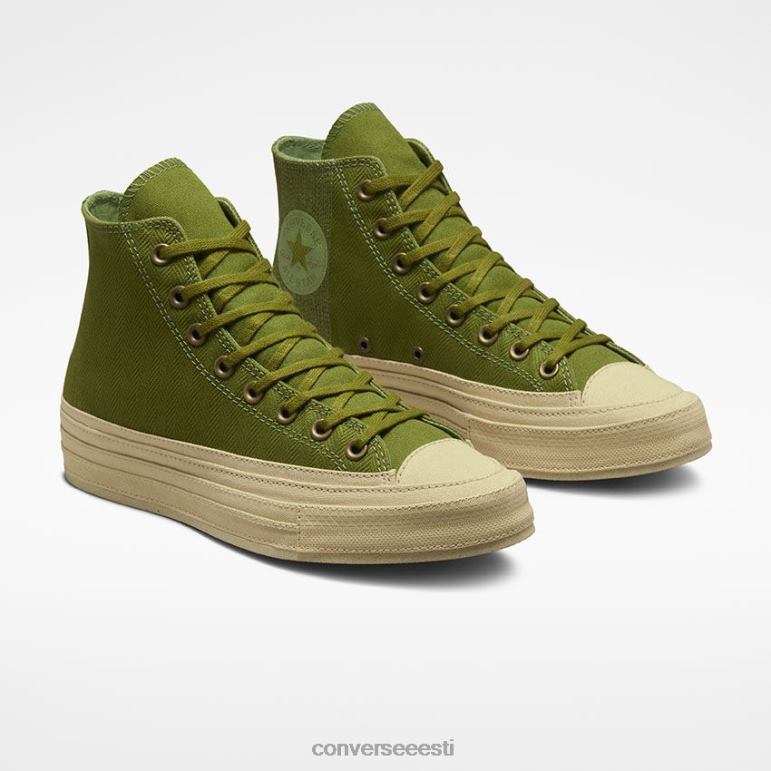 Converse chuck 70 kalasaba kõrge top naised F0Z8P139 jalatsid kõrreline/alligaatorisõber/kaerapiim