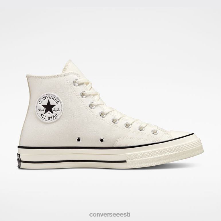 Converse chuck 70 meremiili kolmeplokiga kõrge ülaosa naised F0Z8P128 jalatsid kummitatud/vintage valge/egret