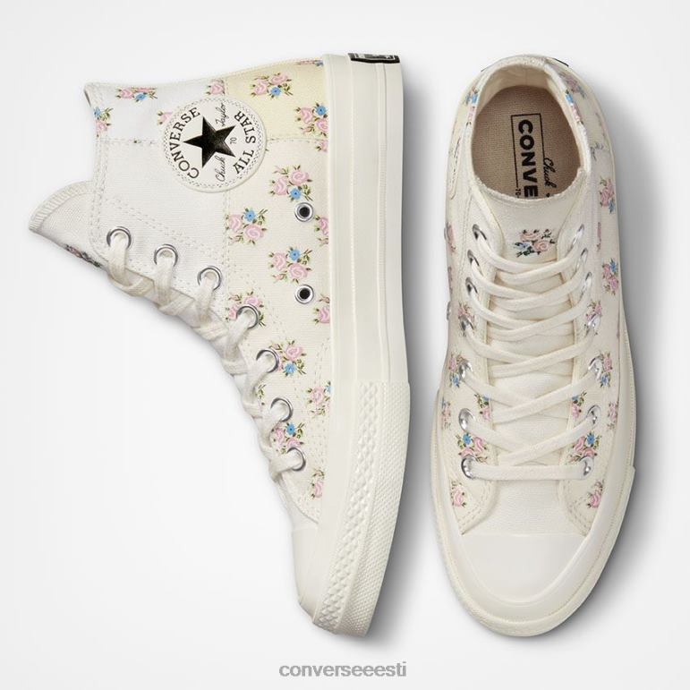 Converse chuck 70 patchwork lilleline kõrge topp naised F0Z8P141 jalatsid haigur/valge/emme kartulisalat