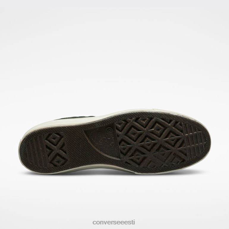 Converse chuck 70 tepitud kõrge topp naised F0Z8P185 jalatsid must/utiliit/haigur