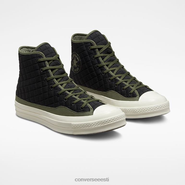 Converse chuck 70 tepitud kõrge topp naised F0Z8P185 jalatsid must/utiliit/haigur