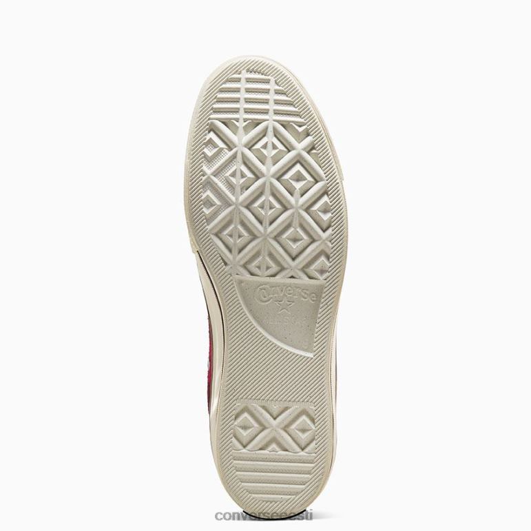 Converse chuck 70 upcycled kõrge top naised F0Z8P93 jalatsid punane/must/põline