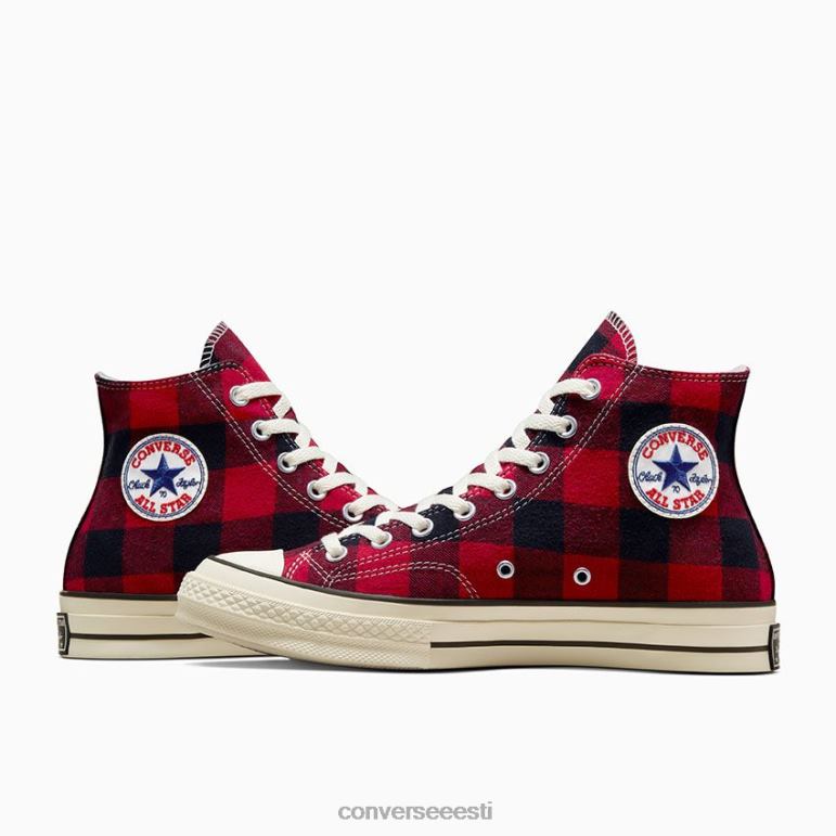 Converse chuck 70 upcycled kõrge top naised F0Z8P93 jalatsid punane/must/põline