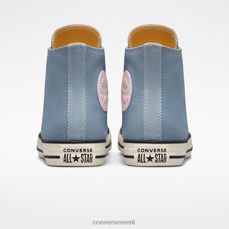 Converse chuck taylor all star denim kõrge topp naised F0Z8P146 jalatsid ookeani taganemine / merevägi / päikesetõusu roosa