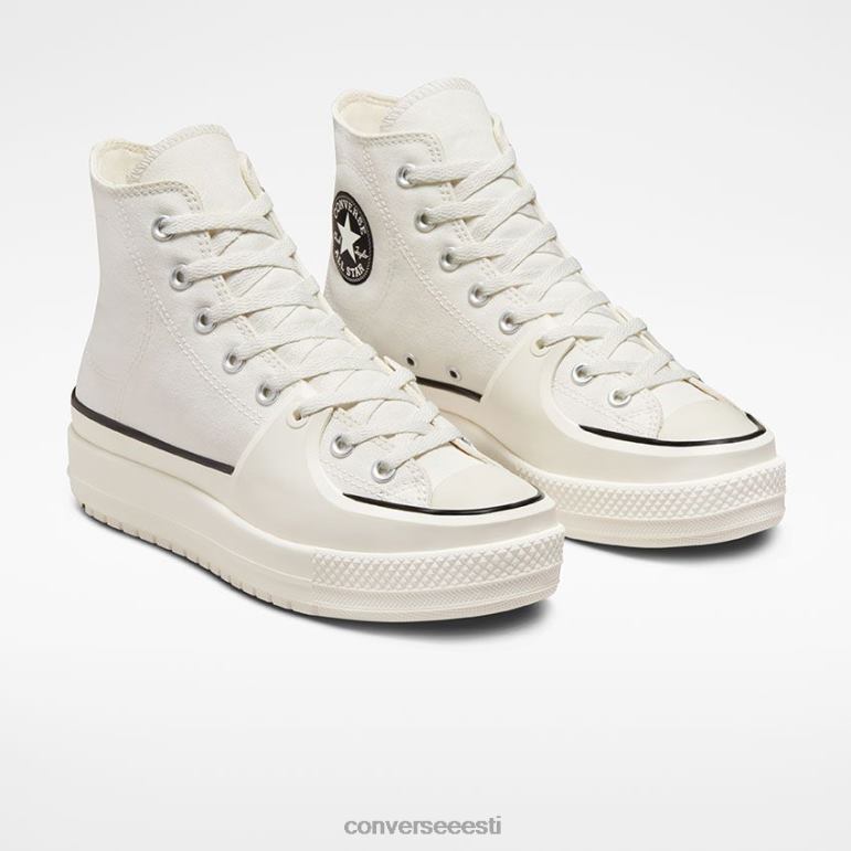 Converse chuck taylor all star ehitada kõrge top naised F0Z8P163 jalatsid vintage valge/must/haigur