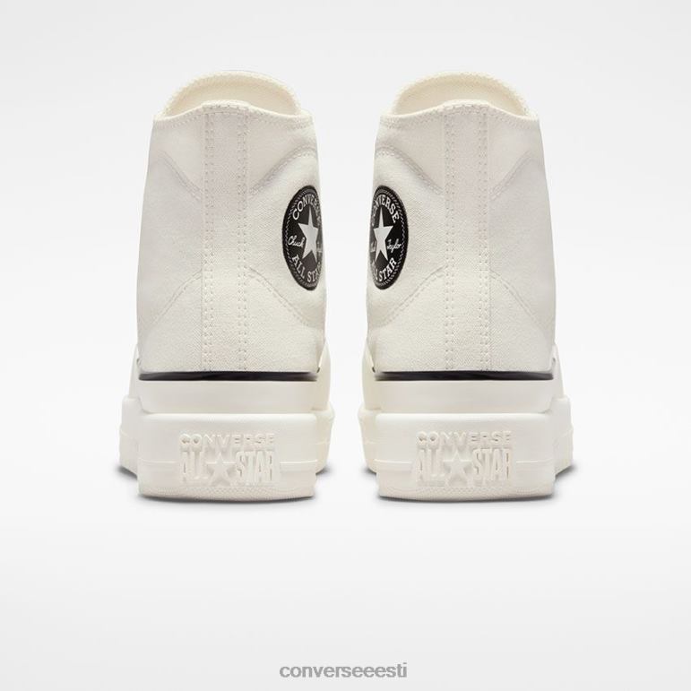Converse chuck taylor all star ehitada kõrge top naised F0Z8P163 jalatsid vintage valge/must/haigur