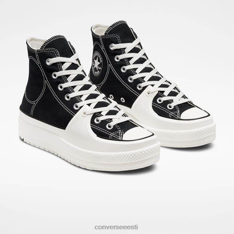 Converse chuck taylor all star ehitada kõrge top naised F0Z8P164 jalatsid must/vintage valge/haigur