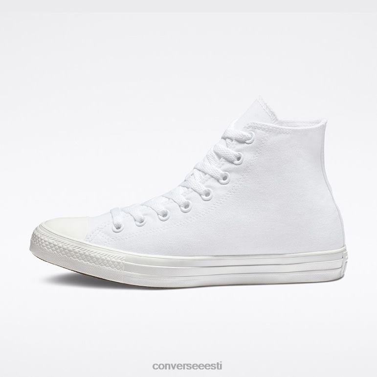 Converse chuck taylor all star high top naised F0Z8P81 jalatsid valge ühevärviline