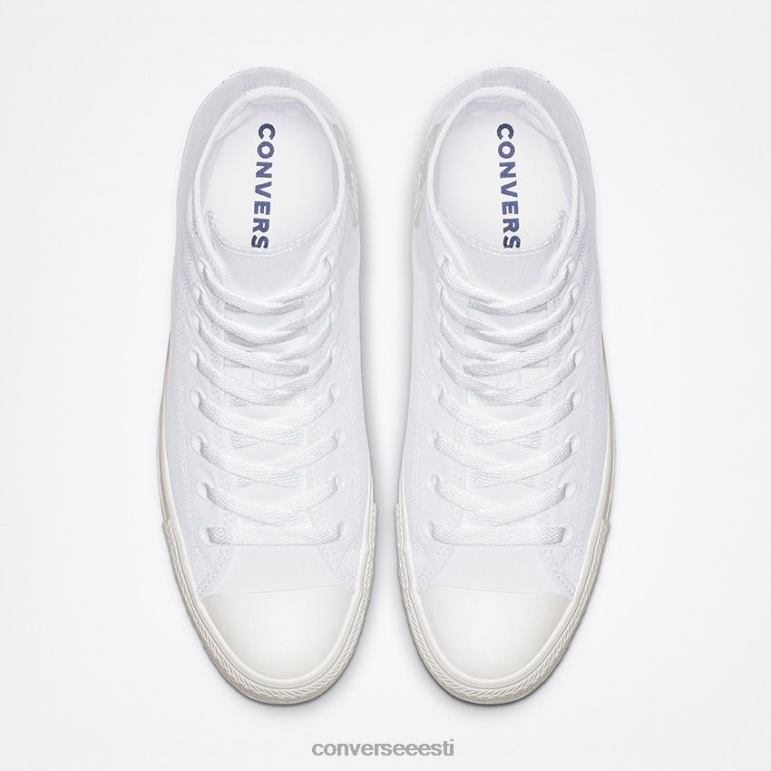 Converse chuck taylor all star high top naised F0Z8P81 jalatsid valge ühevärviline