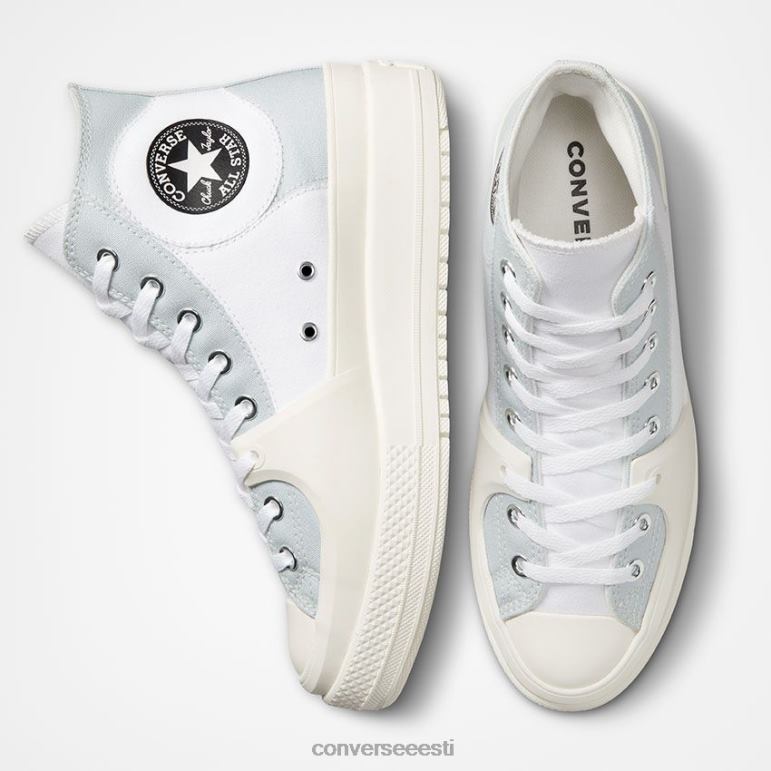 Converse chuck taylor all star konstrueerida colorblock kõrge top naised F0Z8P130 jalatsid valge/kummitus/must