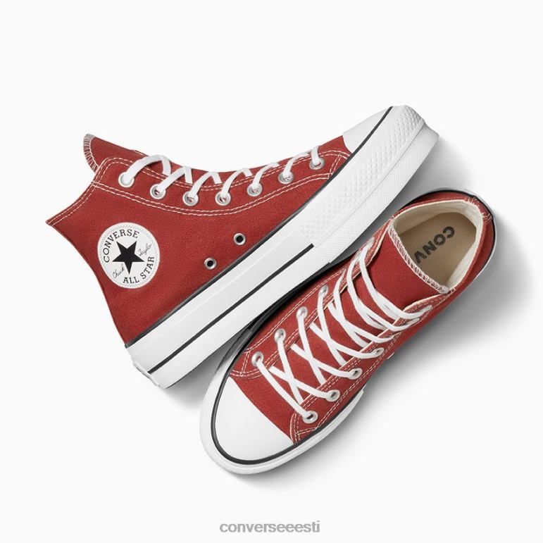 Converse chuck taylor all star lift platvorm kõrge naised F0Z8P116 jalatsid rituaal punane/valge/must