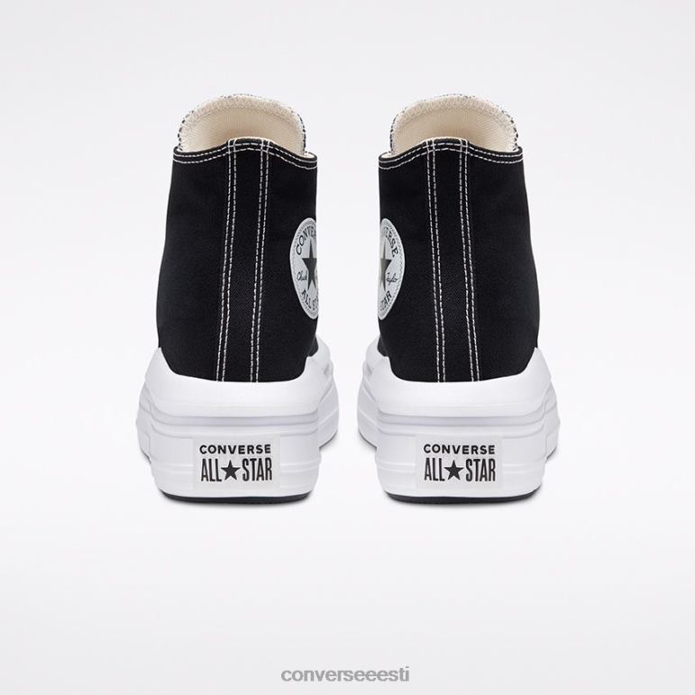Converse chuck taylor all star liikuda kõrgel kohal naised F0Z8P254 jalatsid must/naturaalne elevandiluu/valge
