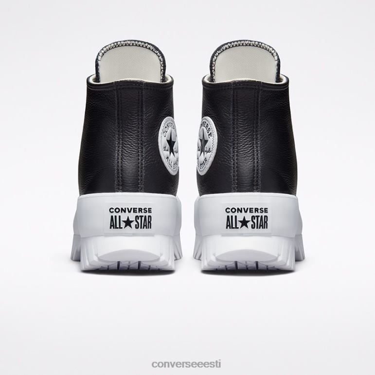 Converse chuck taylor all star lugged 2.0 nahast kõrge topp naised F0Z8P214 jalatsid must/hagar/valge