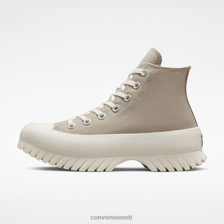 Converse chuck taylor all star lugged 2.0 platvorm hooajaline värviline kõrge top naised F0Z8P239 jalatsid rannakivi/haigur/must