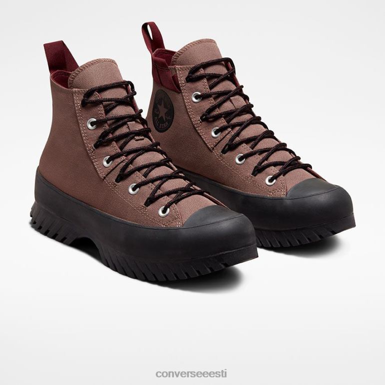 Converse chuck taylor all star lugged 2.0 vastupidav põhitõdesid kõrge top naised F0Z8P177 jalatsid orava sõber/sügavbordeaux/must