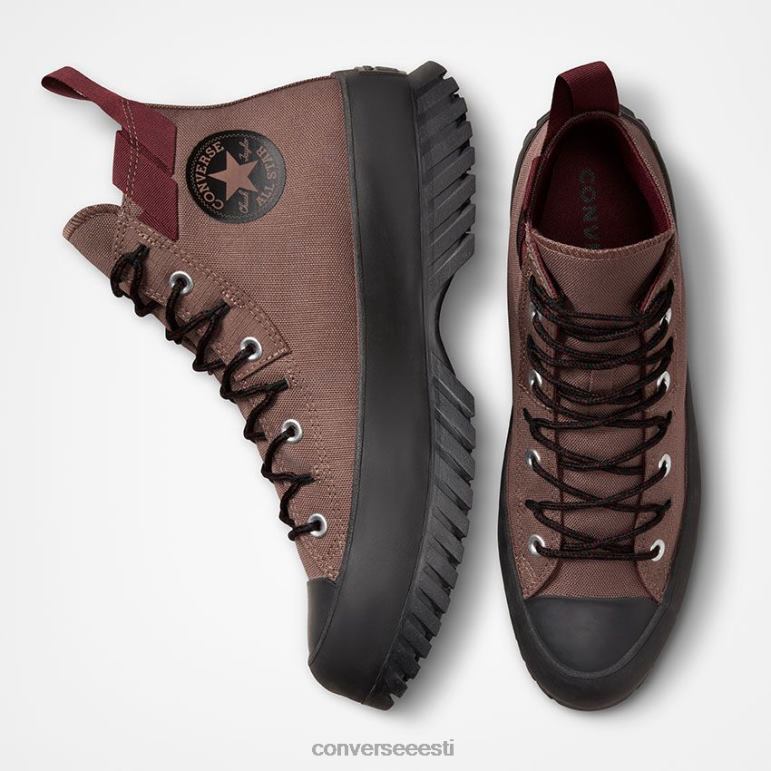 Converse chuck taylor all star lugged 2.0 vastupidav põhitõdesid kõrge top naised F0Z8P177 jalatsid orava sõber/sügavbordeaux/must