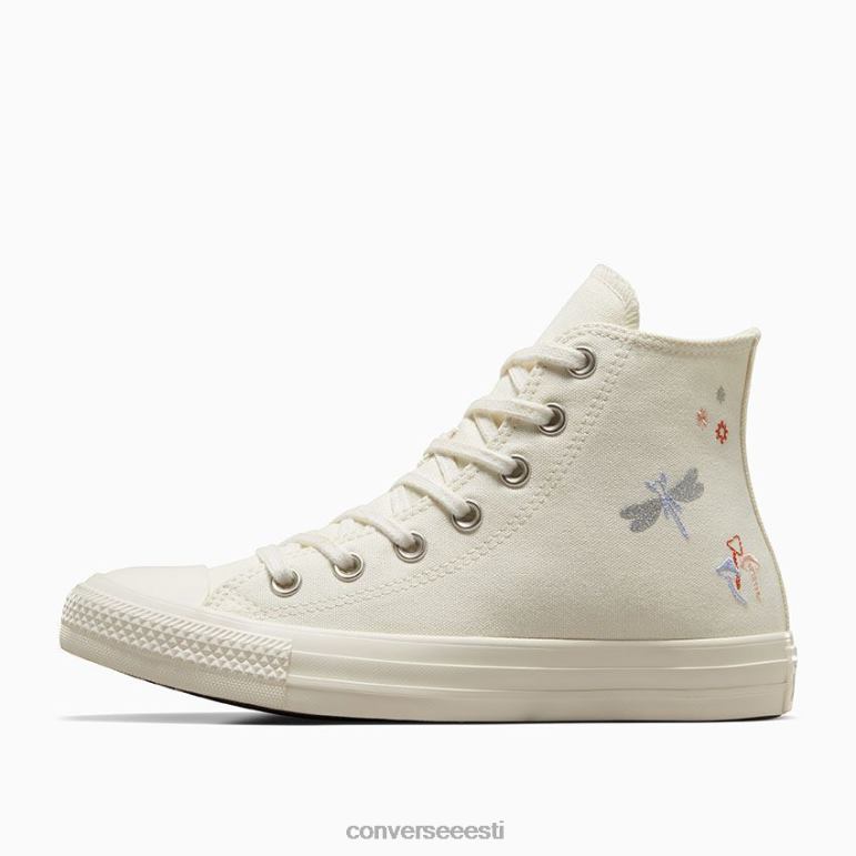 Converse chuck taylor all star lummatud aed kõrge top naised F0Z8P112 jalatsid aigrette/ametüst kahvatu