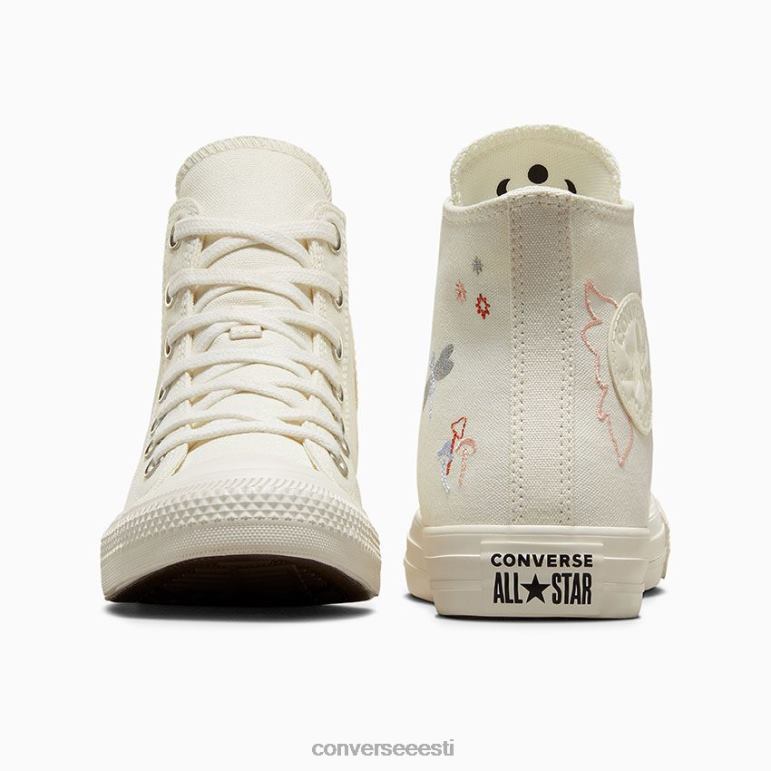 Converse chuck taylor all star lummatud aed kõrge top naised F0Z8P112 jalatsid aigrette/ametüst kahvatu