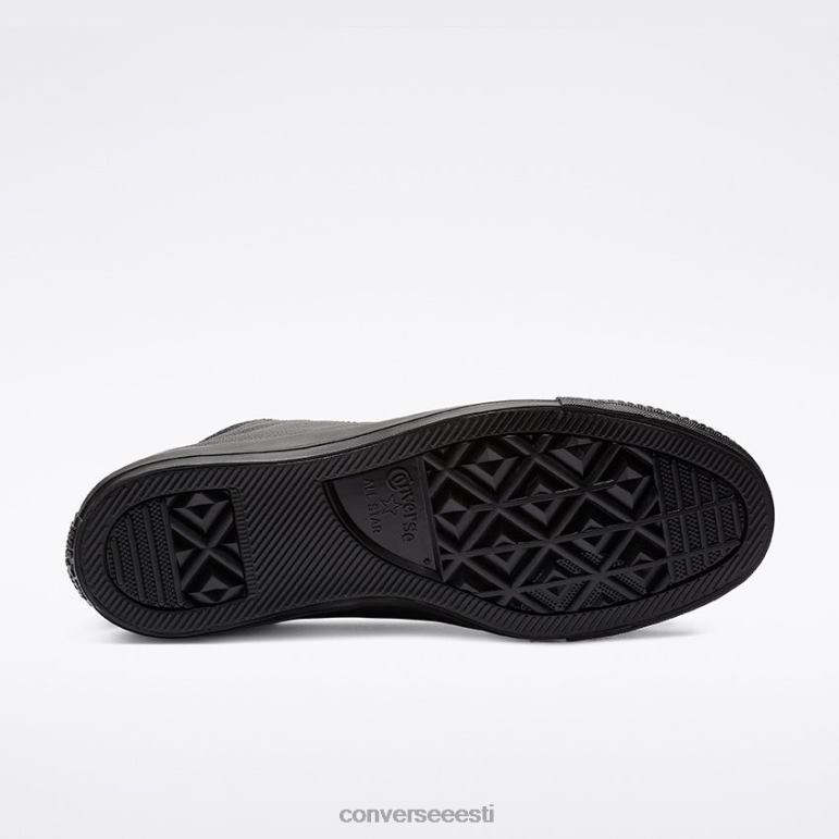 Converse chuck taylor all star nahast kõrge topp naised F0Z8P216 jalatsid must ühevärviline