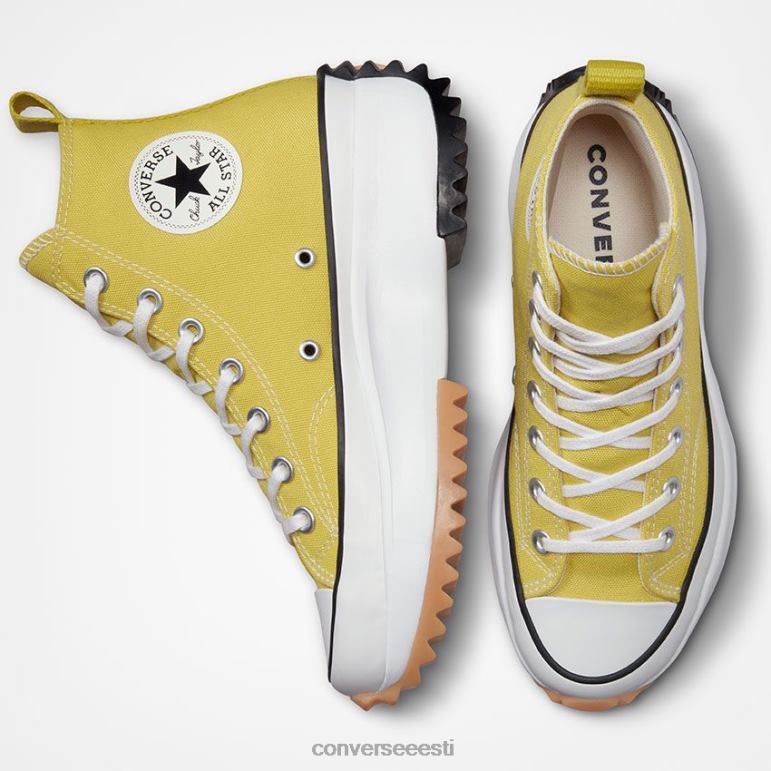 Converse jooks star matkaplatvorm hooajaline värv kõrge top naised F0Z8P181 jalatsid mõru sidrun/must/valge