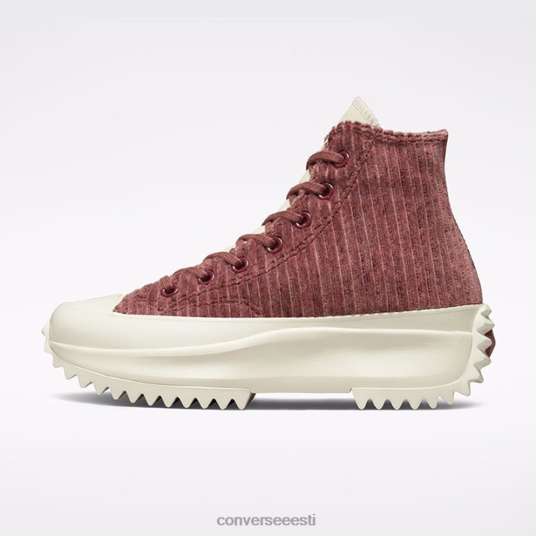 Converse jooks star matkaplatvorm triibuline koo kõrge topp naised F0Z8P182 jalatsid tume vein/sadul/haigur