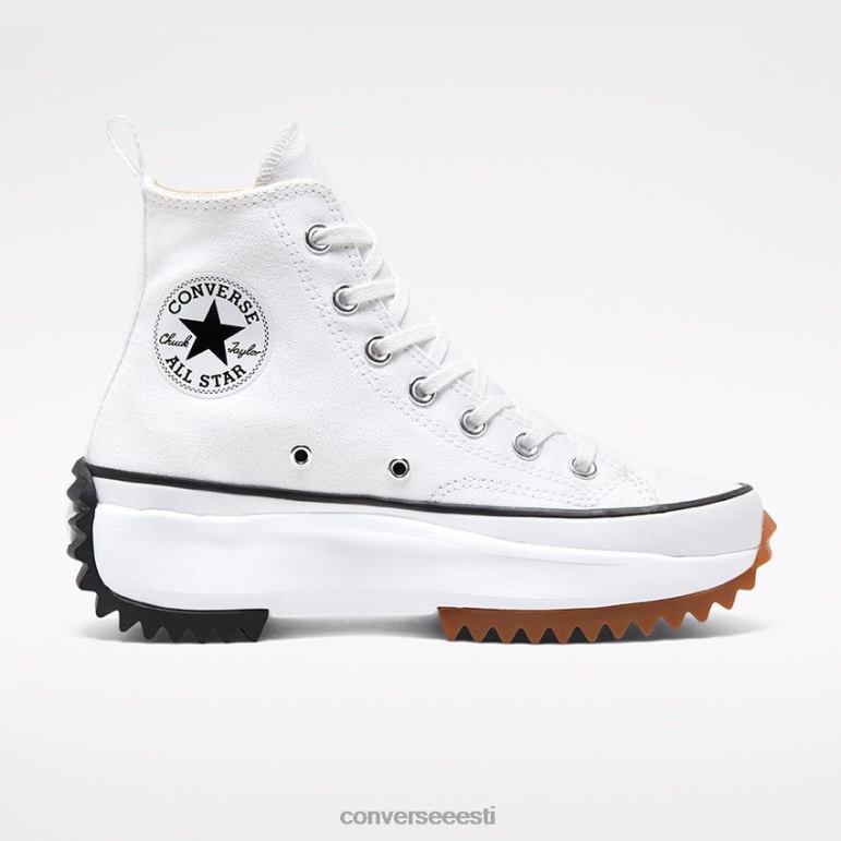 Converse jooksma täht matk kõrge tipp naised F0Z8P209 jalatsid valge/must/kumm
