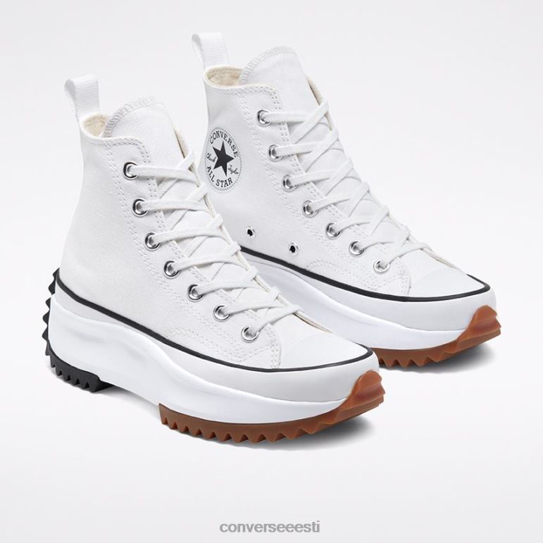 Converse jooksma täht matk kõrge tipp naised F0Z8P209 jalatsid valge/must/kumm