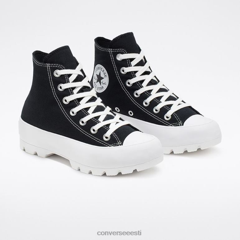 Converse lugged chuck taylor all star high top naised F0Z8P228 jalatsid must valge